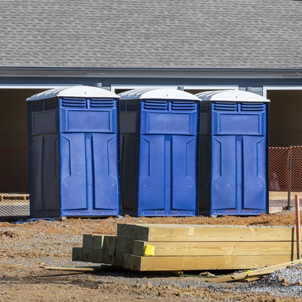 can i customize the exterior of the portable toilets with my event logo or branding in Georgetown